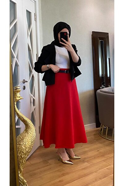 Lir Women's Long Red Skirt