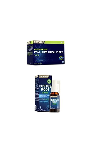 Nutraxin Psyllium Husk Fiber 30 Saşe + Costus Root 30 Ml