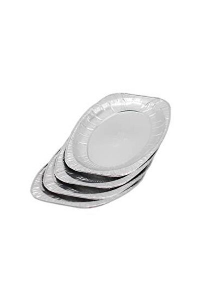 Generic Small oval tin plate, pack of 40