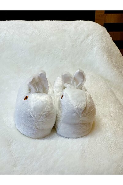 Bayramoğlu Tavşan Figürlü Sessiz Taban Pofuduk Ev Terliği