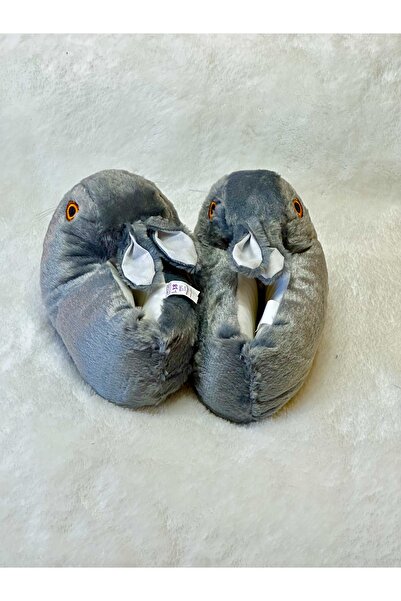 Bayramoğlu Tavşan Figürlü Sessiz Taban Pofuduk Ev Terliği