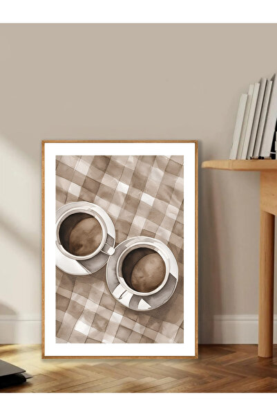 Tuba Decor Τραπέζι σαλονιού κουζίνας με ξύλινο πλαίσιο μονοκόμματο