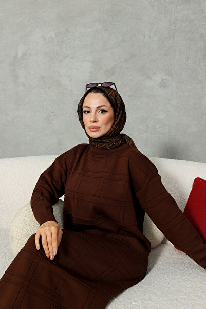 NEW DAĞ Plaid Detailed Dress