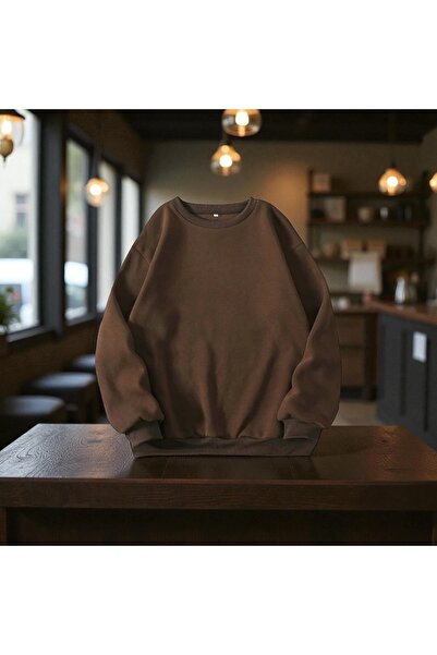 HerTarzınTrendi Hanorac unisex Basic 0 cu gâtul în formă de O, fără imprimare...