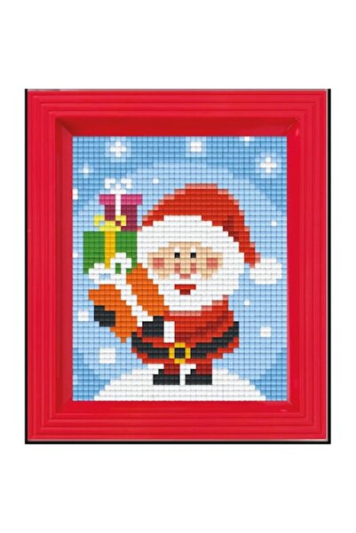 Pixelhobby Set creativ Pixel Hobby, Moș Crăciun cu cadouri, 40 x 50 pixeli, m...