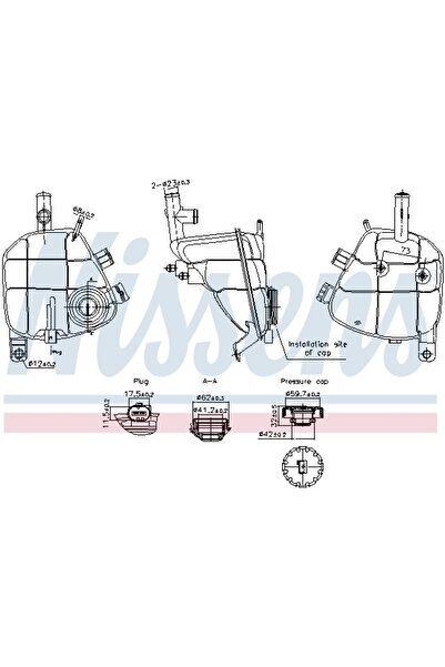 Nissens Vas de expansiune, set filtre de schimb, Mercedes GL-CLASS (X164)