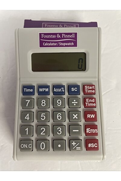 Heinemann ساعة توقيت حاسبة فونتاس وبينيل - جديدة تمامًا