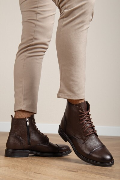 depderi Γνήσιο δέρμα, Αδιάβροχες Ανδρικές Δερμάτινες Μπότες