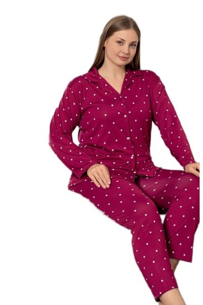 bipamuk Lusso Milano Breathable Fabric Plus Size Women's Pajama Set 3Xl/6Xl