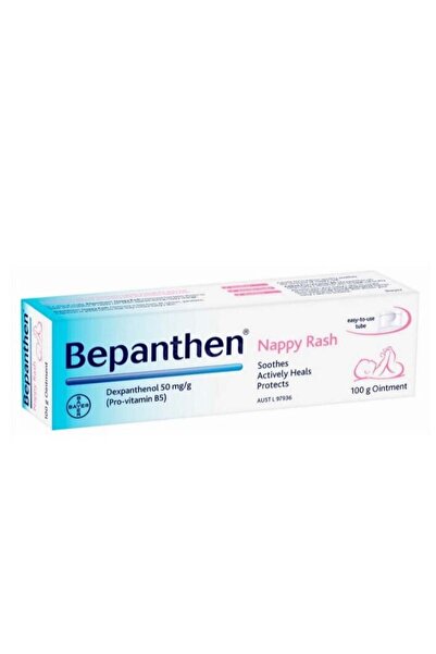 Bepanthen Nappy Rash Ointment - Soothes, Heals & Protects, 100g