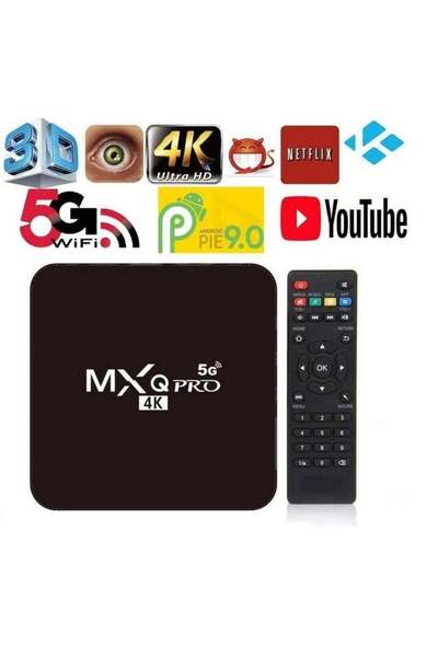 MXQ صندوق تلفزيون أندرويد برو 5G 4K