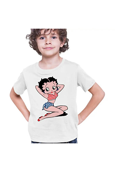 OEM Παιδικό Μπλουζάκι Betty Boop America USA για Αγόρια