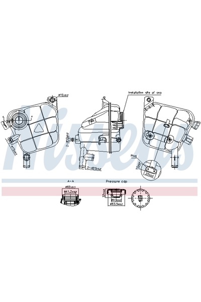 Nissens Vas de expansiune, set filtre de schimb, Mercedes GL-CLASS (X166)