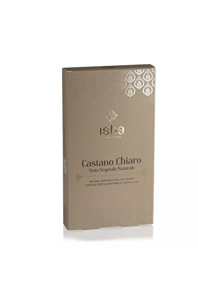 isha βαφή μαλλιών ανοιχτό καφέ, 100 γρ.