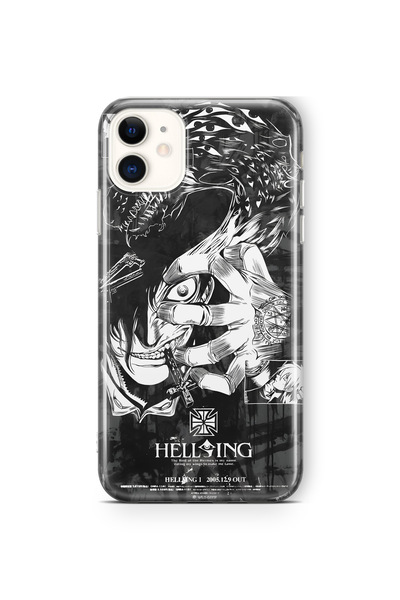 FLAMENKO iPhone 11 Anime Desenli Şeffaf Telefon Kılıfı