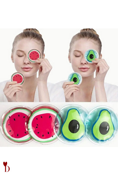 Dami Beauty قناع العين جل بناء قناع العلاج البارد الدافئ بالبطيخ والأفوكادو م...