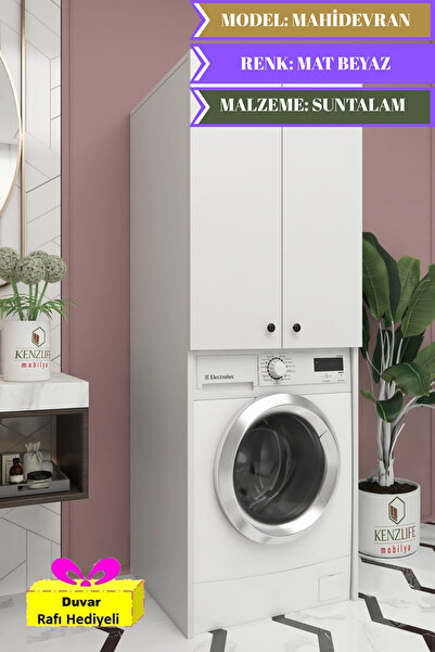 Kenzlife çamaşır-kurutma-bulaşık makinesi dolabı mahidevran byz 180*70*60 sun...