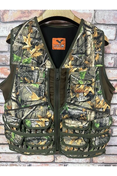 Dargo Sonbahar Desenli Avcı Yeleği Beden:M