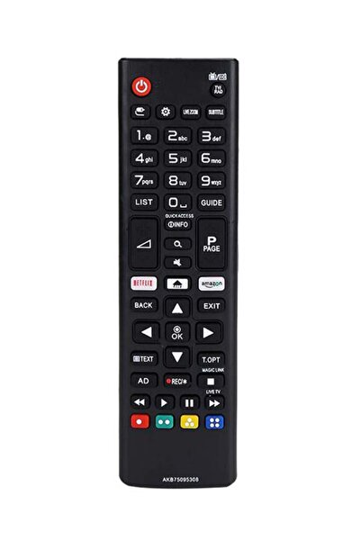 Generic جهاز تحكم عن بعد للتلفزيون الذكي من إل جي - أسود