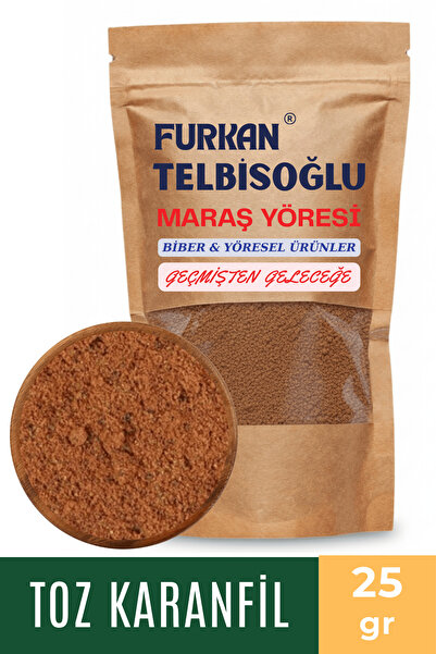 Furkan Telbisoğlu Maraş Yöresi Karanfil Toz - ( Taze Öğütülmüş,Organik,Yöresel) 25GR
