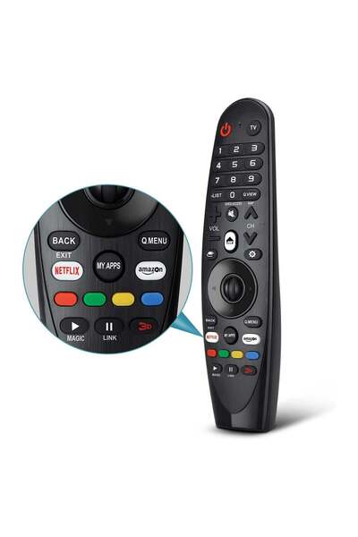 Generic Universal Remote Control for LG Smart TV - Magic Remote Replacement with Netflix & Prime Video Butto
