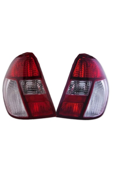GUMUSONLINE Renault Clio 2 Sedan Sağ-Sol Stop lambası Beyaz Sinyalli Takım
