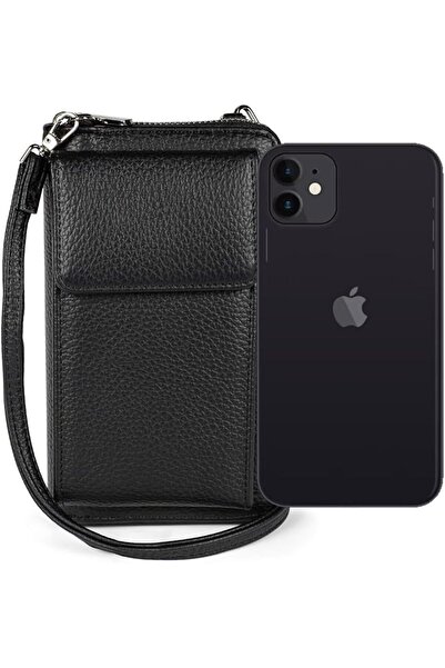 Karpentone Pure Leather Shoulder Bag with RFID Protection & Removable Strap