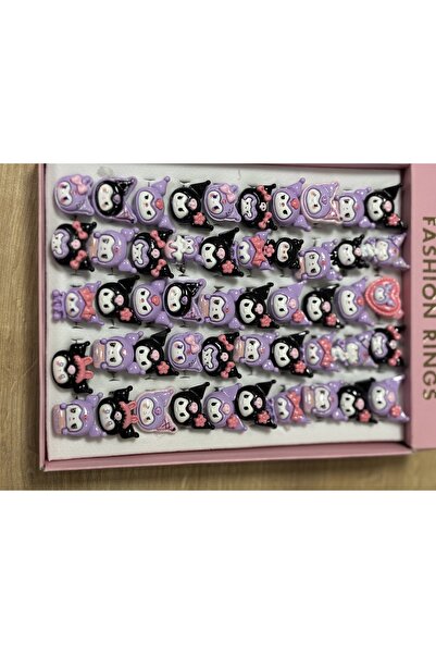 SANRIO Seçimli Kuromi Yüzük 3 Adet