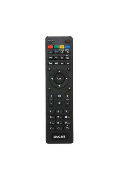 Generic Replacement Remote for MAG 250/254/255/260/261/270 IPTV Set-Top Box - Black