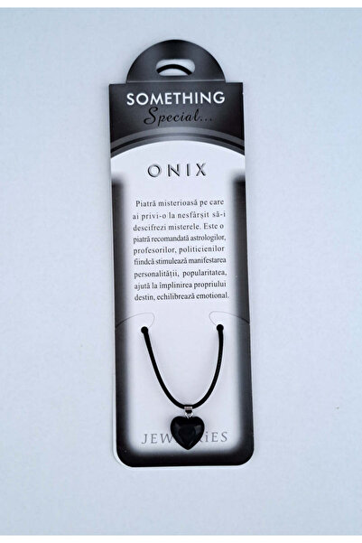 OEM Set de pandantive cu inimă din onix și felicitare personalizată, amuletă ...