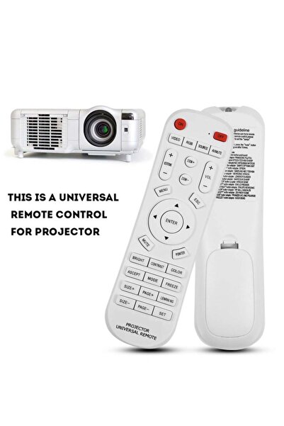 Generic Universal Projector Remote Control - Compatible with 3M, Acer, BenQ, Epson, Sony, NEC, Optoma