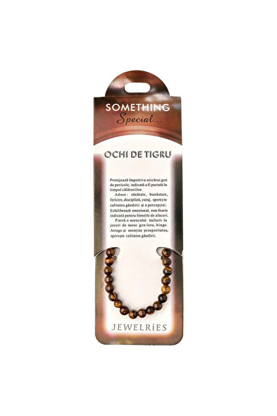OEM Tiger Eye Stone Bracelet Set with Personalized Card, Talisman for Fulfilling Wishes