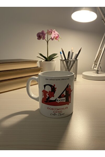 Butik Center November 24 Teachers' Day Mug – Atatürk Themed / Gift for Teacher / Shipped Mixed