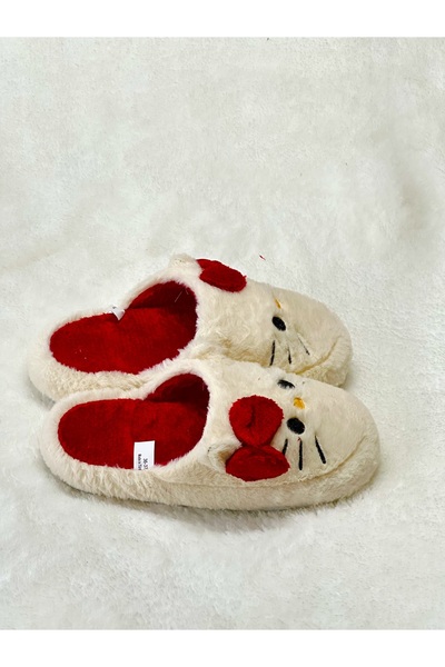 Bayramoğlu Hello Kitty Figürlü Peluş Ev Terliği