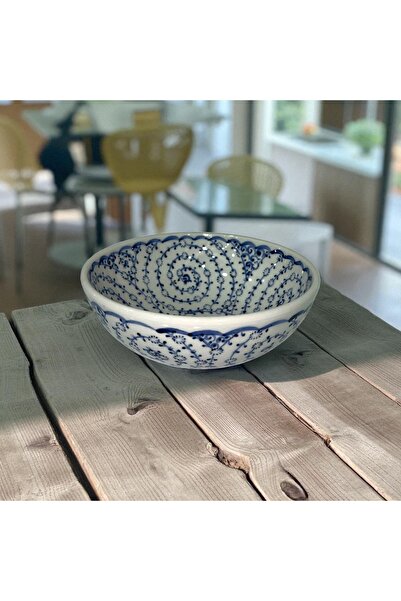 NidaSanatEvi Handmade 15 cm Ceramic Bowl
