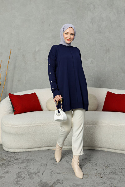 NEW DAĞ Туніка з детальним рукавом на ґудзиках