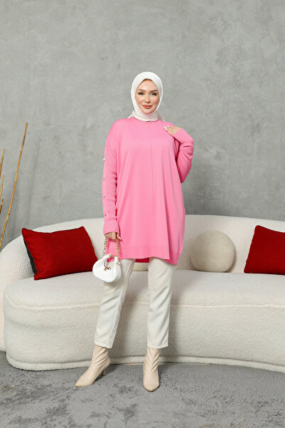 NEW DAĞ Tunic with Button Detail on the Sleeves