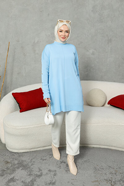 NEW DAĞ Tunic with Button Detail on the Sleeves