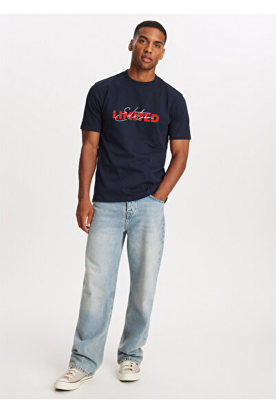 Let's Wear Μπλουζάκι περιορισμένης έκδοσης με στάμπα μπροστά για άνδρες, άνετο μπλουζάκι με κοντό μανίκι για το καλοκαίρι