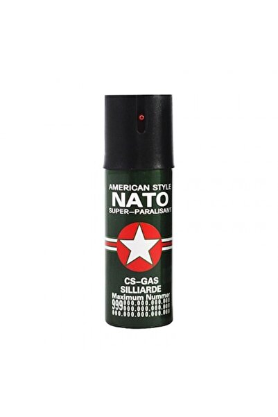 Nato Pepper spray for self-defense with capsaicin, dispersed jet, tear gas effect