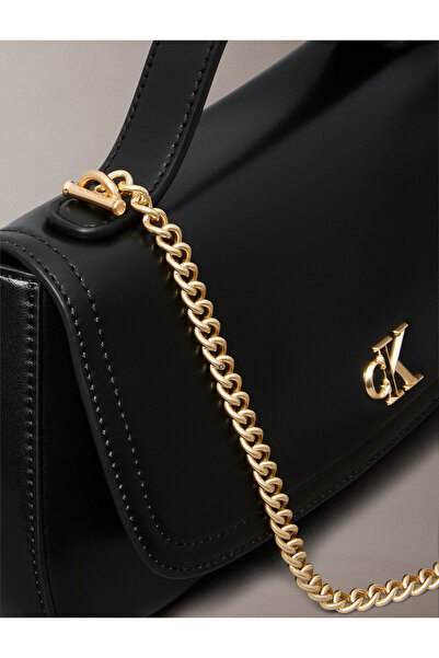 Calvin Klein Monogram Logo Hardware Tote Bag