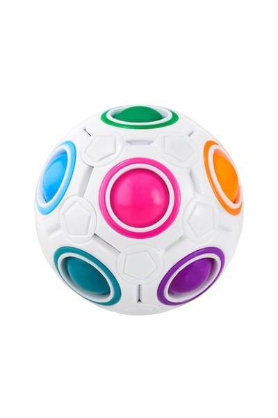 Sundiguer Jucărie cu minge magică, ABS, 12 găuri, burete elastic, 7x7 cm, mul...