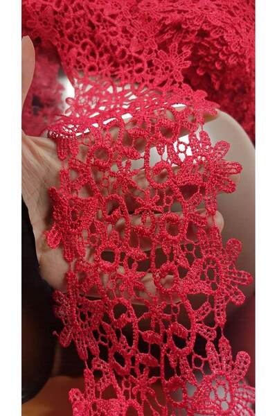 DUAYEN güpür dantel ara kardelen desen 1 metre