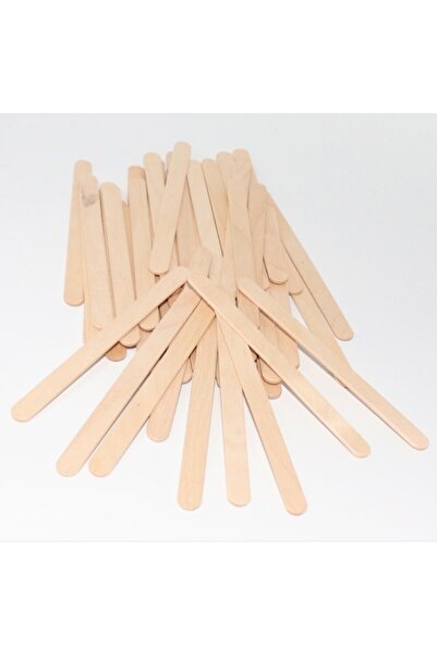 OEM Small wax applicator spatulas for moustache and small areas, wood, 112x10x2 mm, 100 pieces