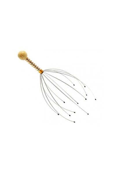 Gonga Dispozitiv de masaj pentru scalp, 22,5 cm, argintiu