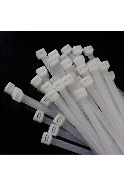 Other أربطة كابلات بسحاب مقاس 16 بوصة، قوة 70 رطلاً، نايلون أبيض ذاتي القفل، ...