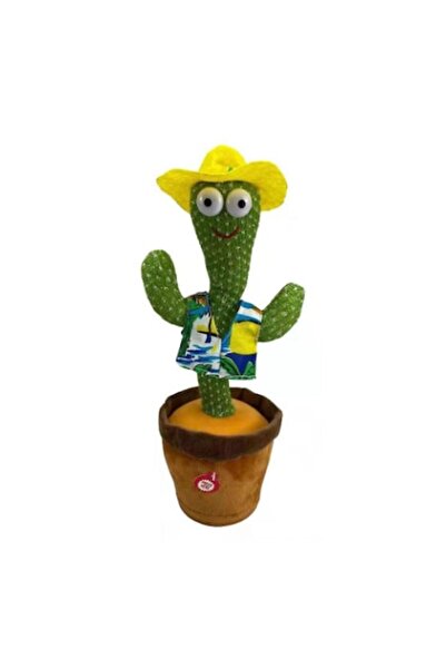 viMAG Cactus interactiv vorbitor și dansator 32 cm, se repetă pentru copii, v...