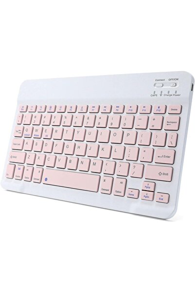 Other Ultra-thin Rechargeable Bluetooth Keyboard for iPad, iPhone, Samsung Galaxy Tab (Pink)
