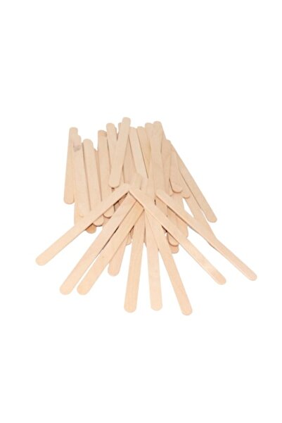 OEM Small wax applicator spatulas for moustache and small areas, wood, 112x10x2 mm, 100 pieces