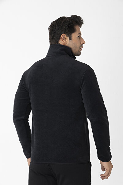 Crozwise Μαύρο ανδρικό φλις / φούτερ - 6052-10